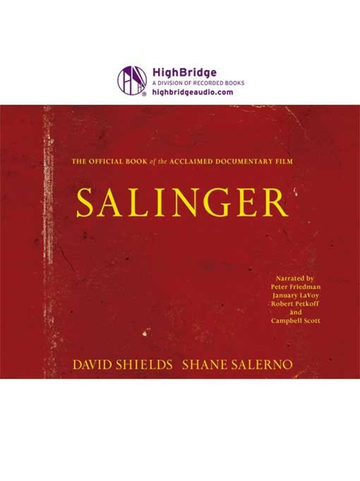 Title details for Salinger by David Shields - Available
